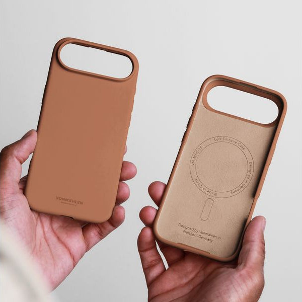 Vonmählen Back Cover Soft Silicone iPhone 17 Air Dark Cream