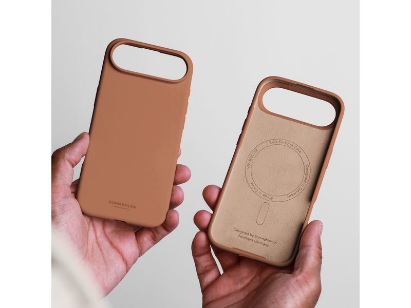 Vonmählen Back Cover Soft Silicone iPhone 17 Air Dark Cream