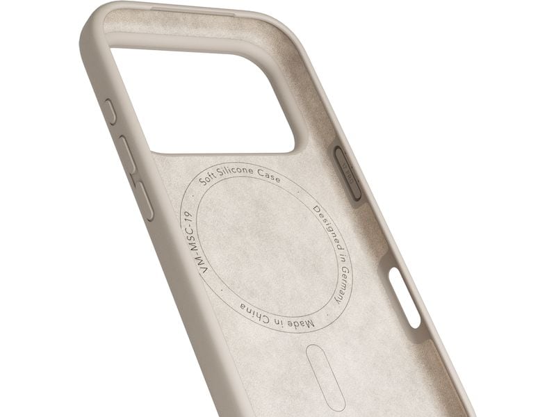 Vonmählen Back Cover Soft Silicone iPhone 17 Pro Cream