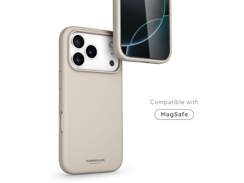 Vonmählen Back Cover Soft Silicone iPhone 17 Pro Cream