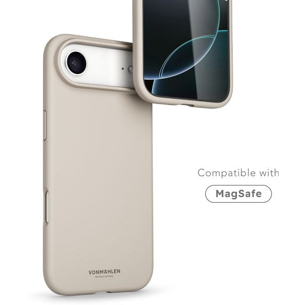 Vonmählen Back Cover Soft Silicone iPhone 17 Air Cream