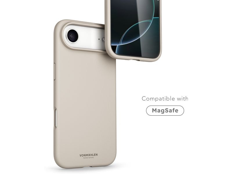 Vonmählen Back Cover Soft Silicone iPhone 17 Air Cream