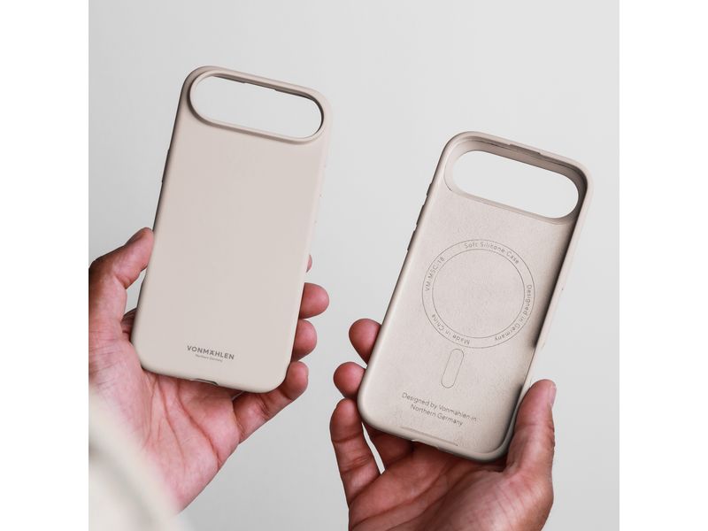 Vonmählen Back Cover Soft Silicone iPhone 17 Air Cream