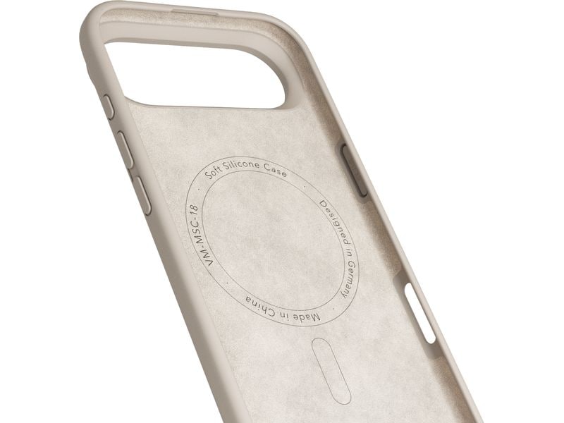 Vonmählen Back Cover Soft Silicone iPhone 17 Air Cream