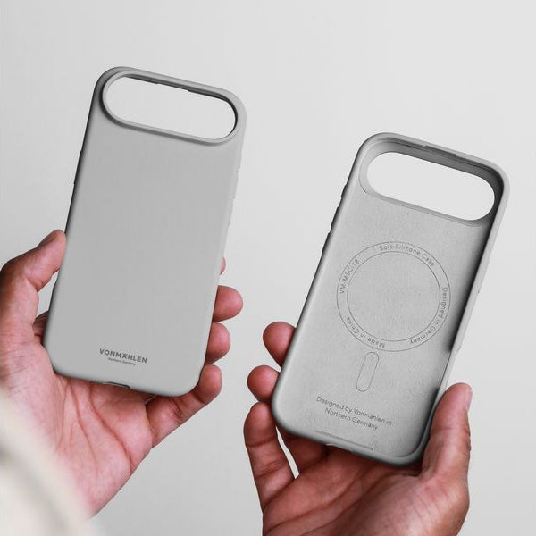 Vonmählen Back Cover Soft Silicone iPhone 17 Air Light Gray