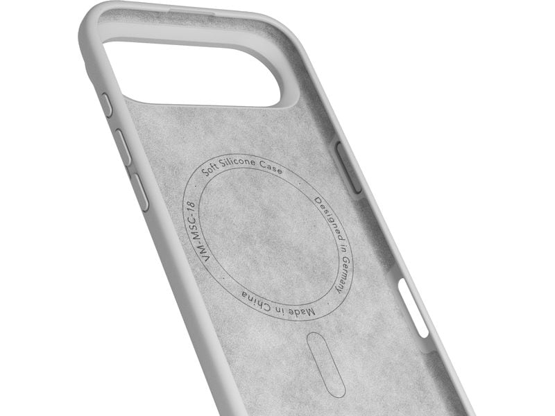 Vonmählen Back Cover Soft Silicone iPhone 17 Air Light Gray