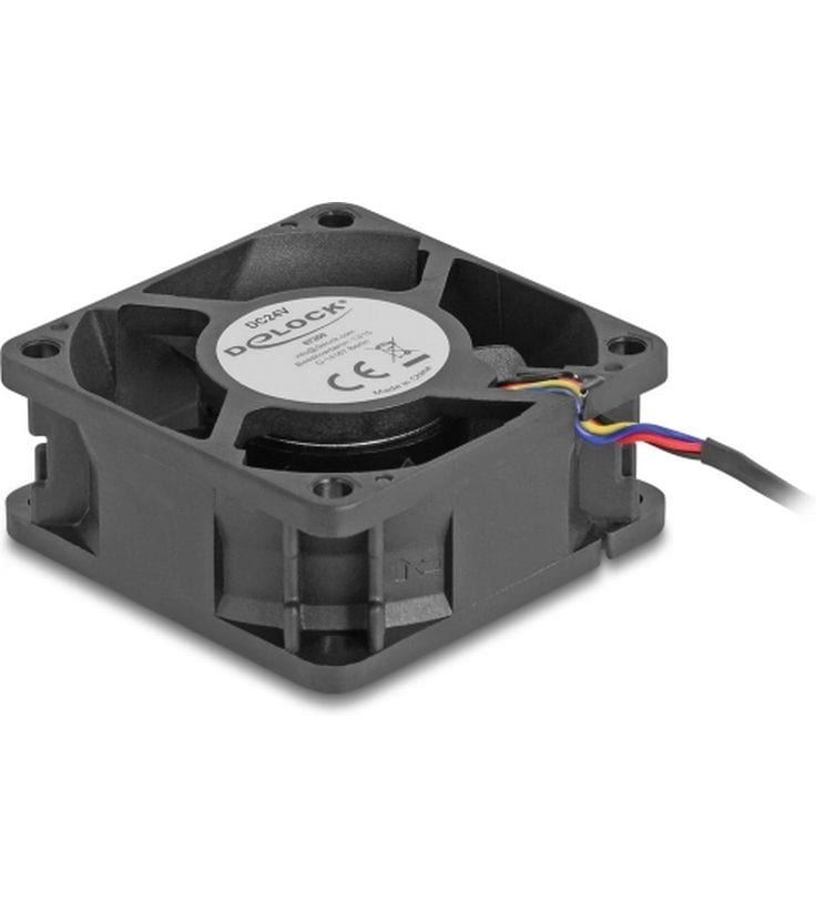 Delock PC-Lüfter 24 V DC, 60 x 60 x 25 mm
