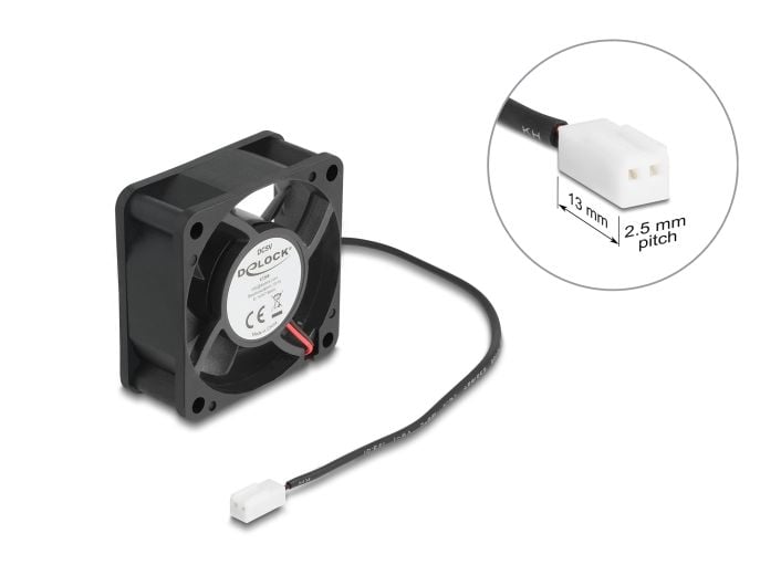 Delock PC-Lüfter 5 V DC, 60 x 60 x 25 mm