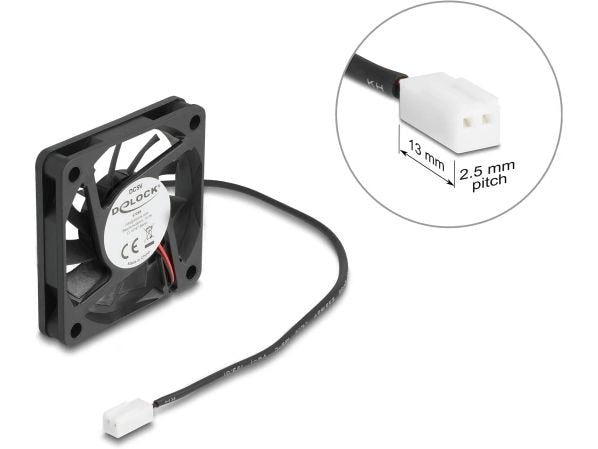 Delock PC-Lüfter 5 V DC, 60 x 60 x 10 mm