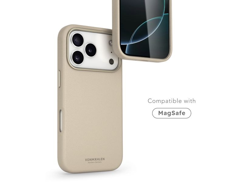 Vonmählen Back Cover Like Leather iPhone 17 Pro Max Black