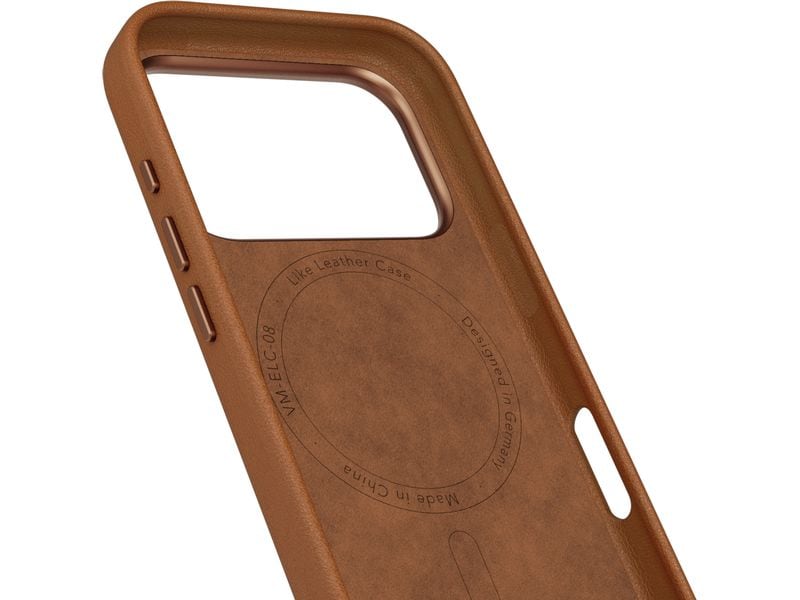 Vonmählen Back Cover Like Leather iPhone 17 Pro Max Black