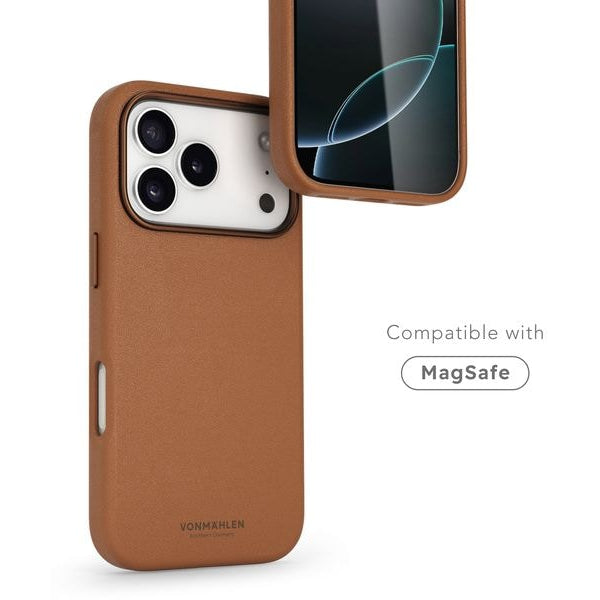 Vonmählen Back Cover Like Leather iPhone 17 Pro Max Black