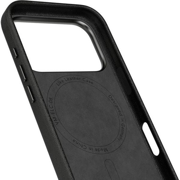 Vonmählen Back Cover Like Leather iPhone 17 Pro Max Black