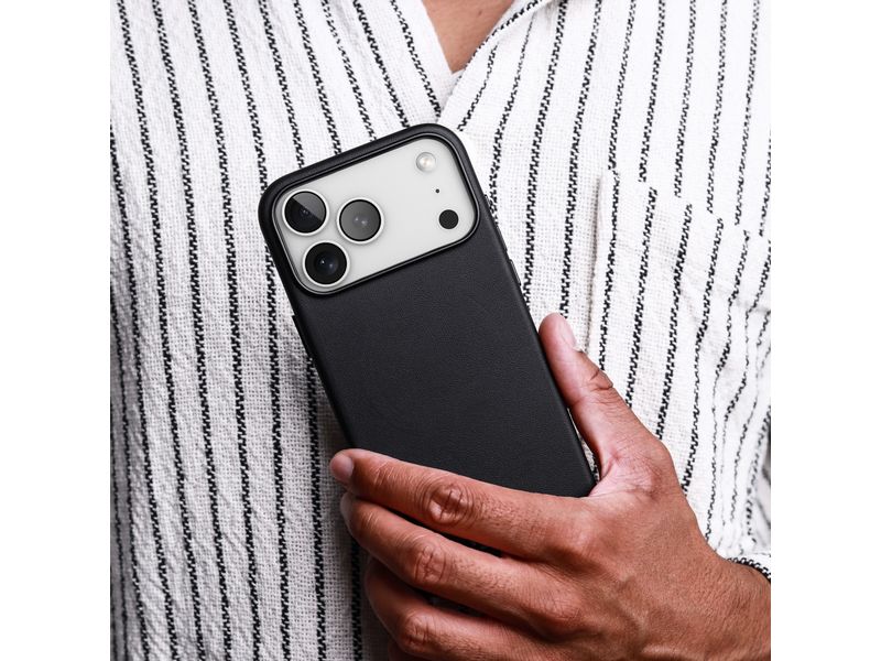 Vonmählen Back Cover Like Leather iPhone 17 Pro Max Black