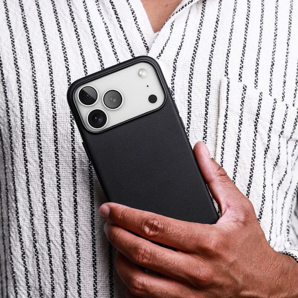 Vonmählen Back Cover Like Leather iPhone 17 Pro Black