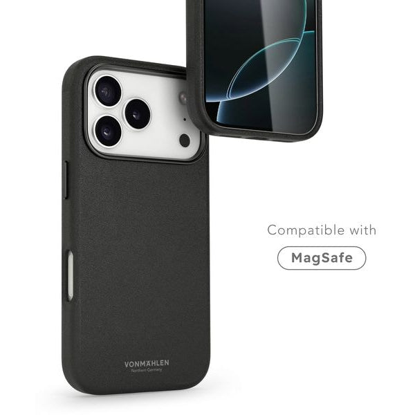 Vonmählen Back Cover Like Leather iPhone 17 Pro Max Black