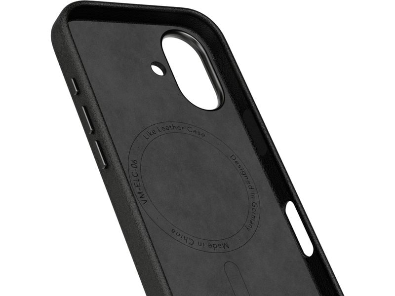 Vonmählen Back Cover Like Leather iPhone 17 Black