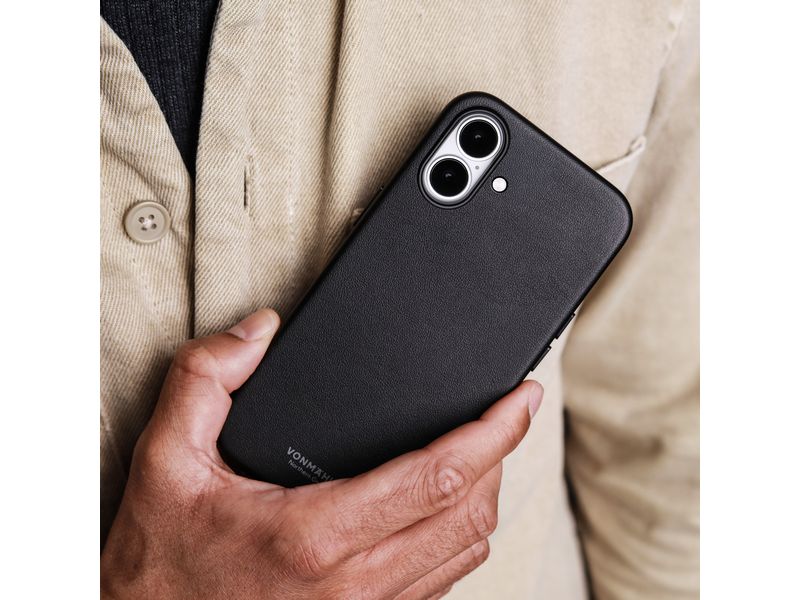 Vonmählen Back Cover Like Leather iPhone 17 Black
