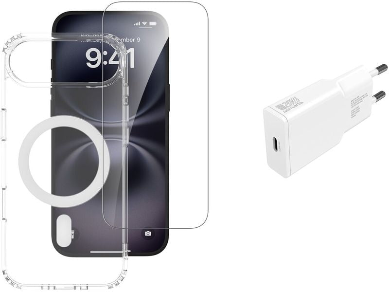 4smarts Back Cover 3in1 Starter Set MagSafe für iPhone Air