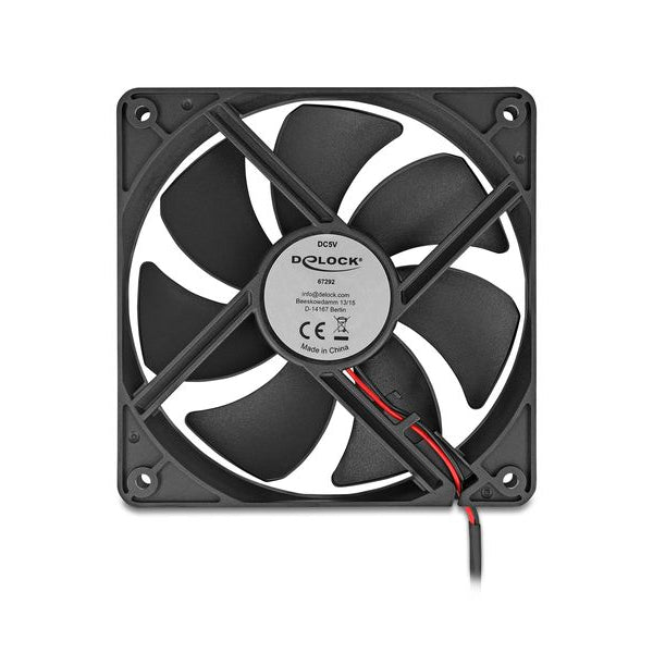 Delock PC-Lüfter 5 V DC, 120 x 120 x 25 mm