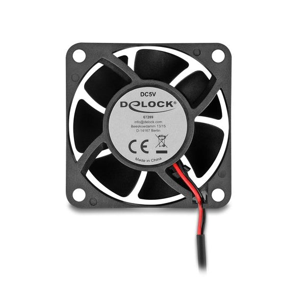 Delock PC-Lüfter 5 V DC, 60 x 60 x 25 mm
