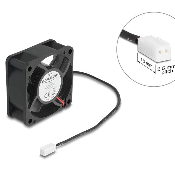 Delock PC-Lüfter 5 V DC, 60 x 60 x 25 mm