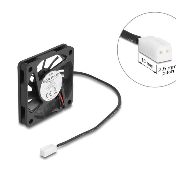Delock PC-Lüfter 5 V DC, 60 x 60 x 10 mm