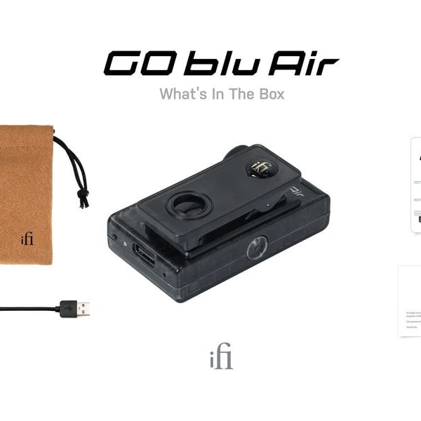 iFi Audio Kopfhörerverstärker Audio GO blu Air