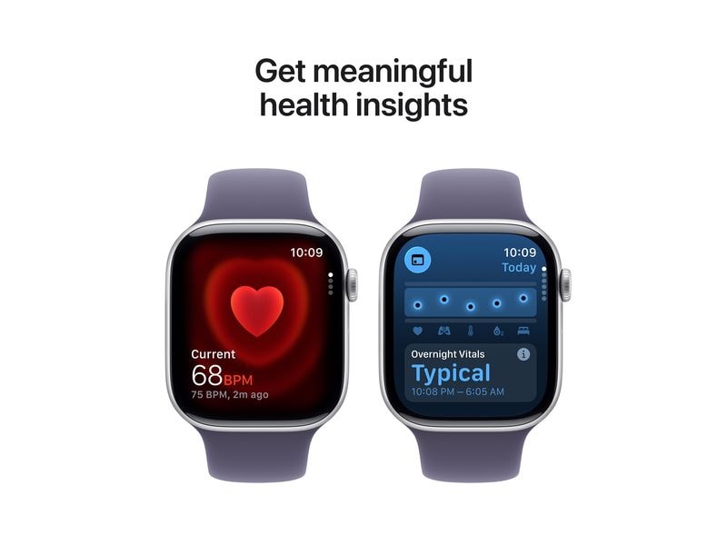 Apple Watch Series 11 46 mm GPS Silver Alu Sport Band M/L