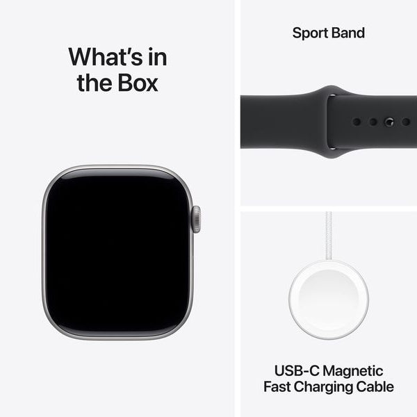 Apple Watch Series 11 46 mm LTE Space Grey Alu Black Sport S/M