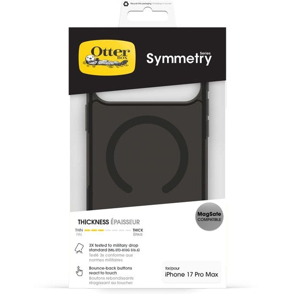 Otterbox Back Cover Symmetry Clear iPhone 17 Pro Max Black