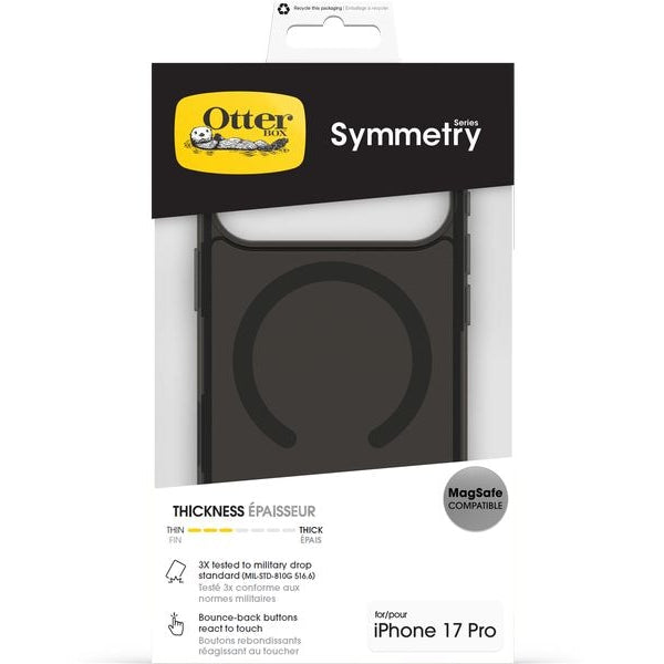 Otterbox Back Cover Symmetry Clear iPhone 17 Pro Black