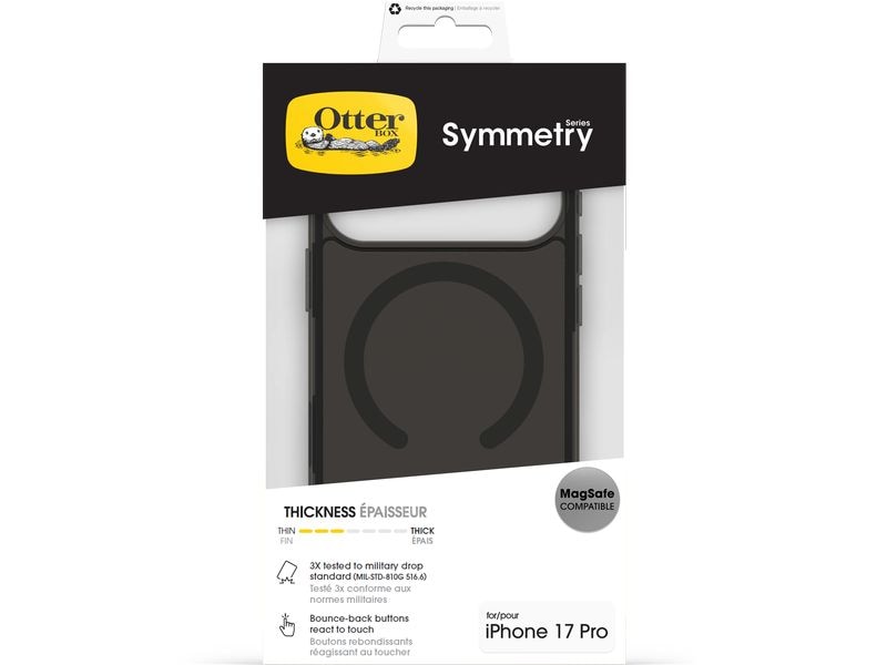 Otterbox Back Cover Symmetry Clear iPhone 17 Pro Black