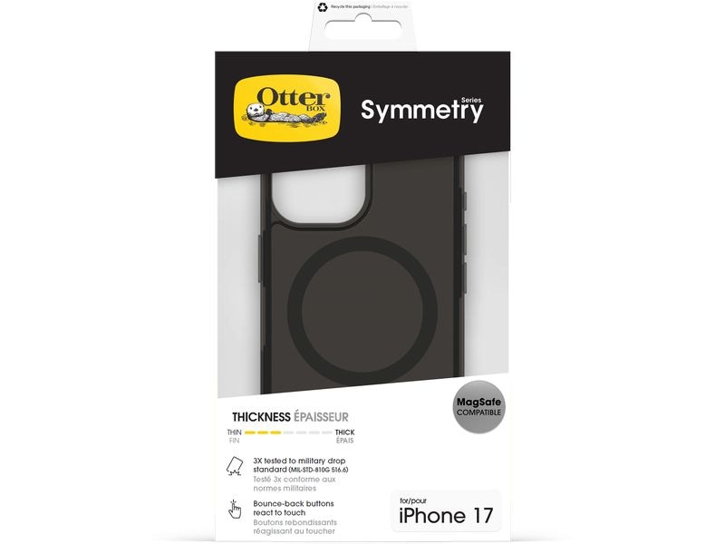 Otterbox Back Cover Symmetry Clear iPhone 17 Black