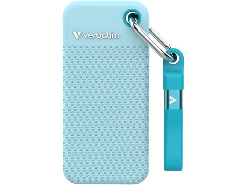 Verbatim Externe SSD Pocket 2000 GB, Polar Blau