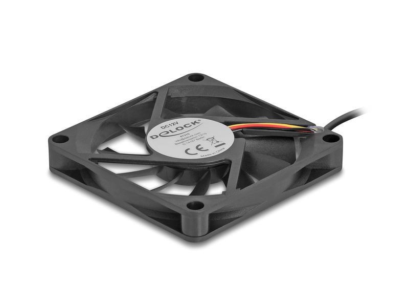 Delock PC-Lüfter 12 V DC, 70 x 70 x 10 mm