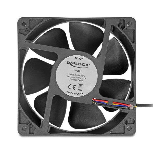 Delock PC-Lüfter 12 V DC, 120 x 120 x 38 mm