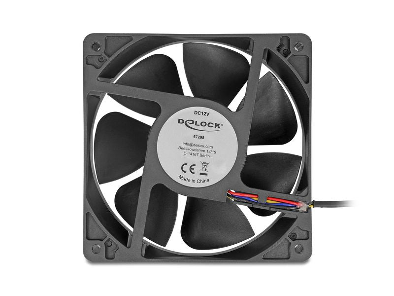 Delock PC-Lüfter 12 V DC, 120 x 120 x 38 mm