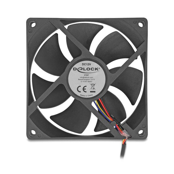 Delock PC-Lüfter 12 V DC, 92 x 92 x 25 mm
