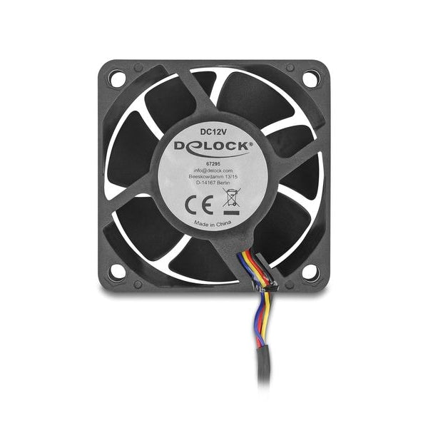 Delock PC-Lüfter 12 V DC, 60 x 60 x 25 mm