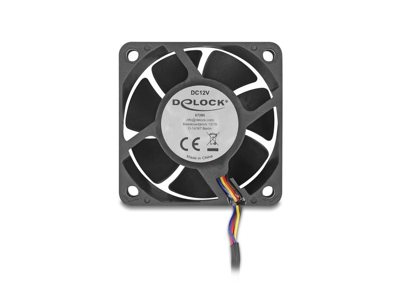 Delock PC-Lüfter 12 V DC, 60 x 60 x 25 mm