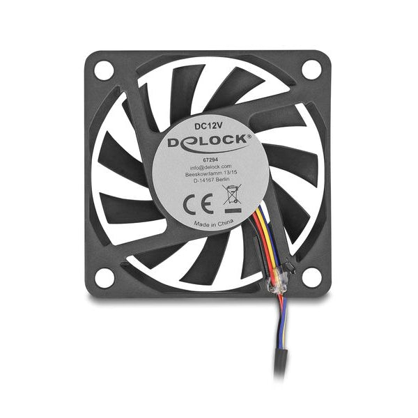 Delock PC-Lüfter 12 V DC, 60 x 60 x 10 mm