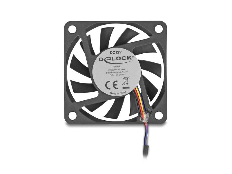 Delock PC-Lüfter 12 V DC, 60 x 60 x 10 mm