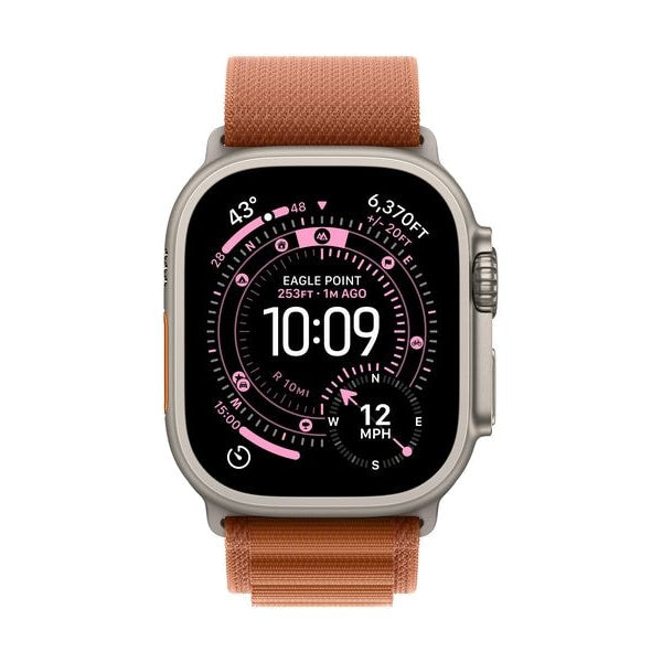 Apple Alpine Loop 49 mm Terra Cotta Natural Titanium Medium