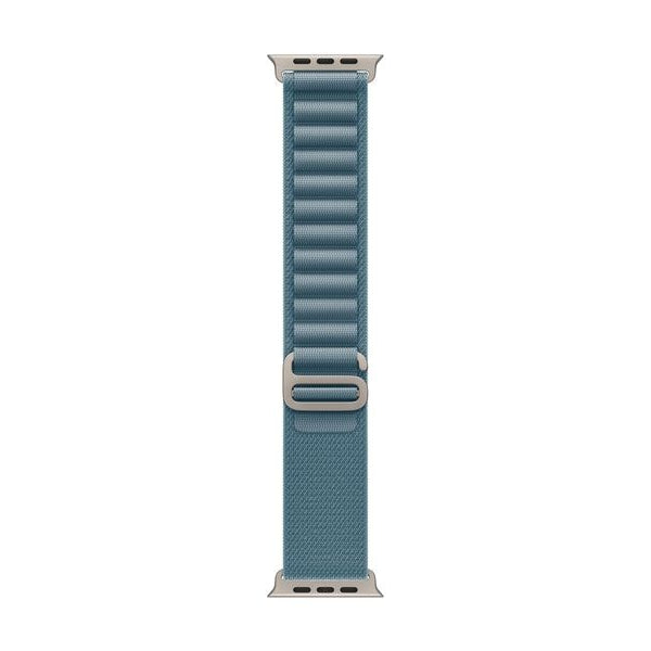 Apple Alpine Loop 49 mm Light Blue Natural Titanium Medium