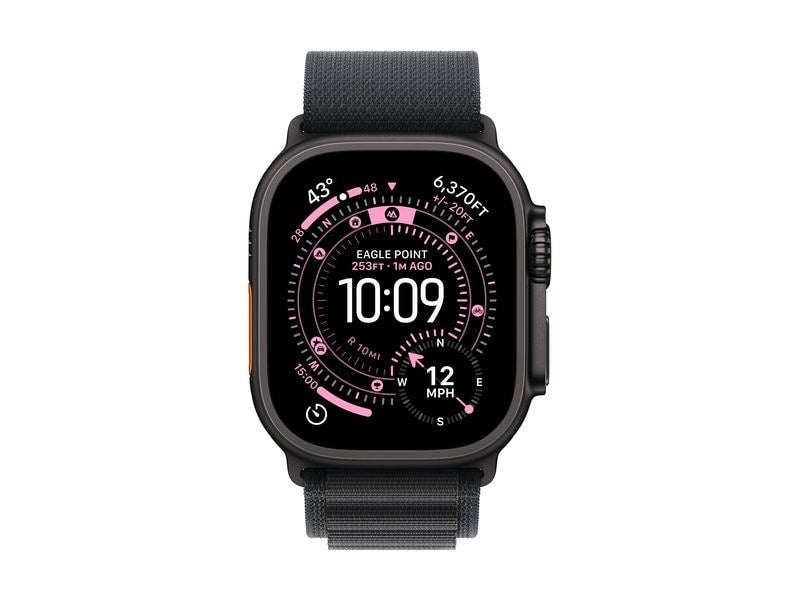 Apple Alpine Loop 49 mm Black, Black Titanium Large