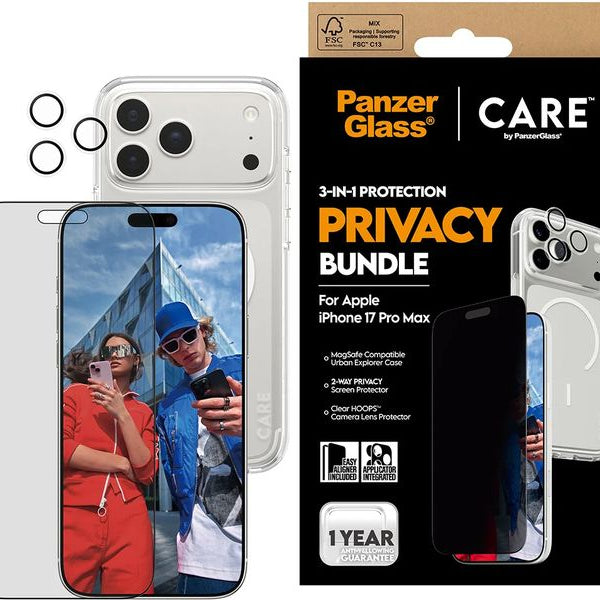 CARE Back Cover 3-in-1 Flagship Privacy iPhone 17 Pro Max