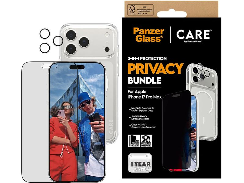 CARE Back Cover 3-in-1 Flagship Privacy iPhone 17 Pro Max