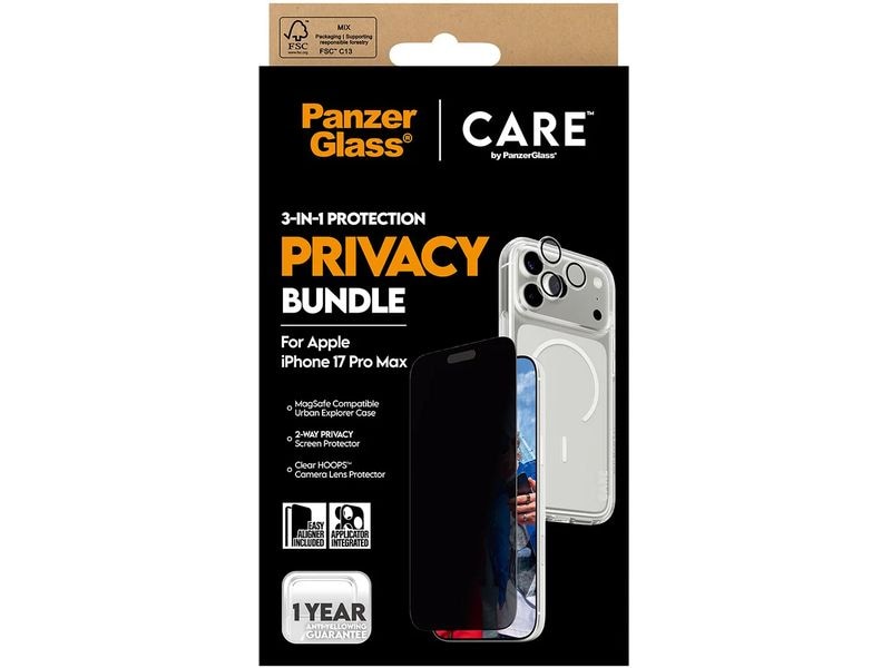 CARE Back Cover 3-in-1 Flagship Privacy iPhone 17 Pro Max