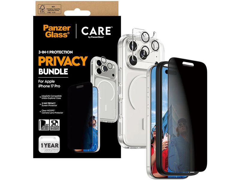 CARE Back Cover 3-in-1 Flagship Privacy iPhone 17 Pro